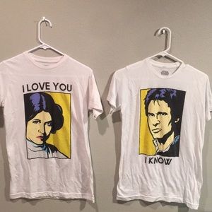 Two Star Wars T-shirts